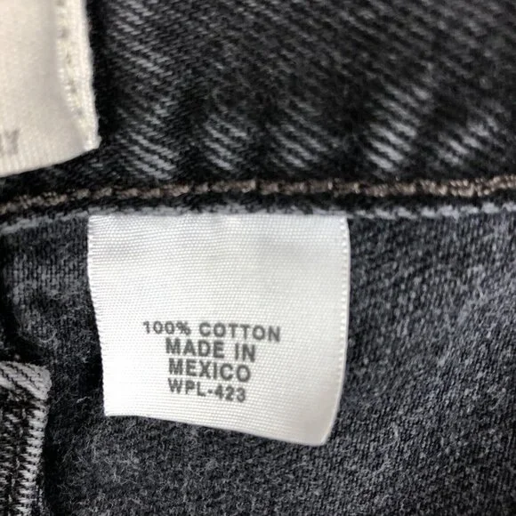 VTG Levis 501 Jeans Mens 38x32 Black FadedButton Fly Straight Leg Y2K Mexico